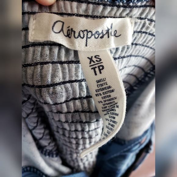 Aeropostale Blue Tie Dye Print Zipper Dress XS - Picture 6 of 8